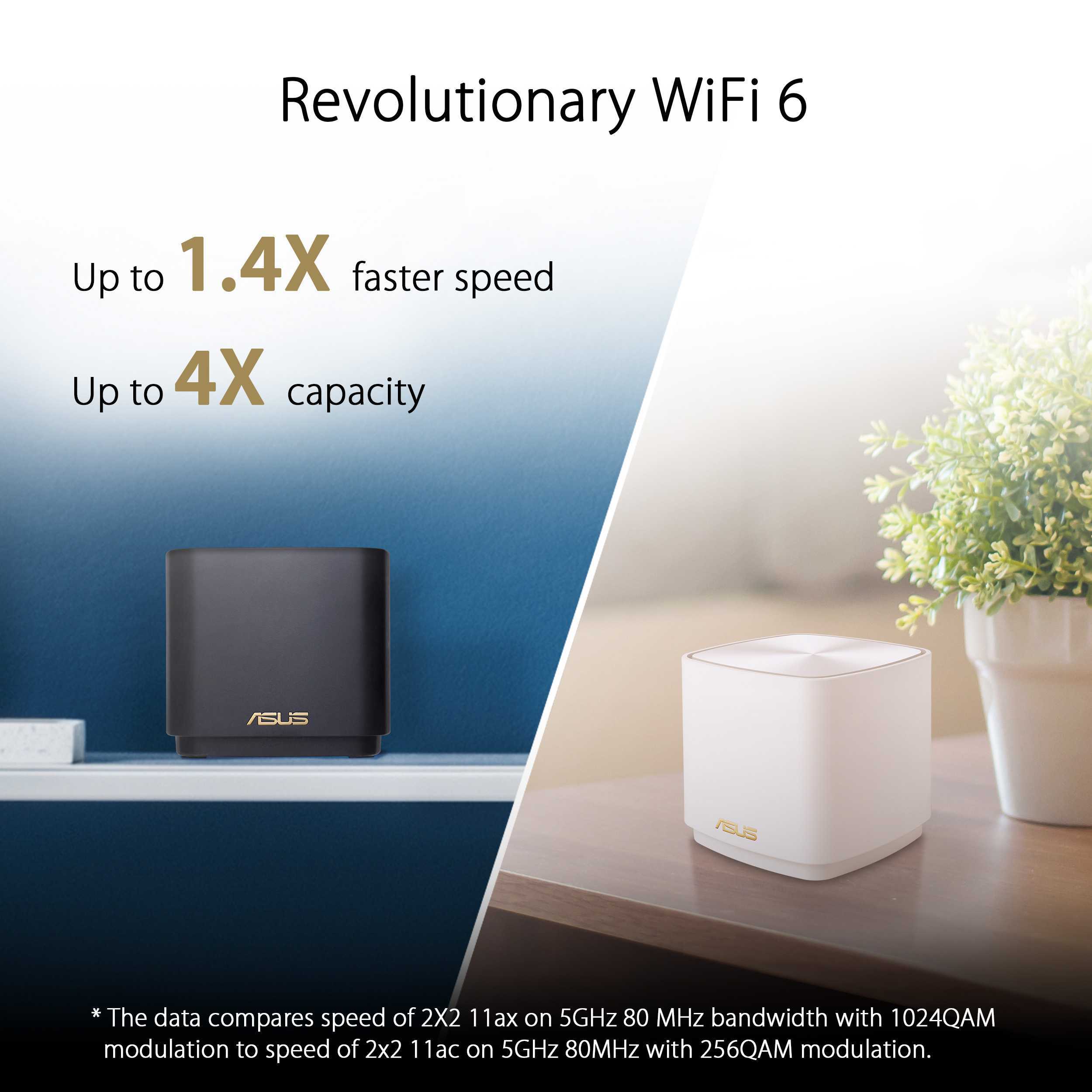 Asus Mesh Wifi XD4 2 Pack Black | ASUS Online Store Indonesia